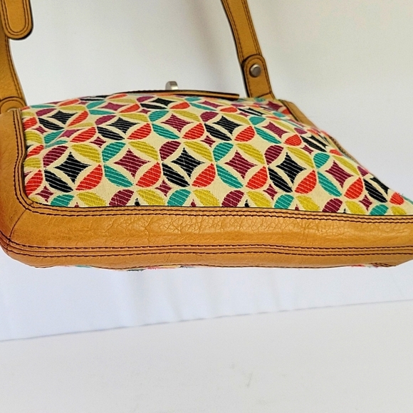 Fossil Messenger Bag in Geometric Print - Picture 8 of 16